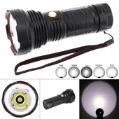 Gold Orion OR-753 3000 Lümen Güçlü LED Uzun Menzilli Şarjlı El Feneri thumbnail 1