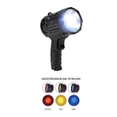 House Pratik HP76 Solar Şarjlı 6 Modlu 1200 mAh 650 Lümen El Feneri Siyah - 4