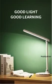 PeakStar PS-1912 Şarjlı Dokunmatik LED Masa Lambası Çalışma Okuma Işığı 3 Kademeli 40 Ledli USB Kablolu Masa Lambası thumbnail 5