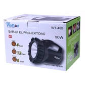 Watton WT-400 Şarjlı 50Watt El Feneri thumbnail 4