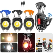 Fithome W5147 Fonksiyonlu Tornavida Düdük Şişe Açacağı Ateş Yakıcı Çakmak Mıknatıslı Type-C Şarjlı Anahtarlık Fener thumbnail 5