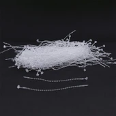 Fuyaku 7" Elle Geçmeli Tırtıklı Kılçık Etiketleme Plastiği Şeffaf (1.000 Adet) thumbnail 1