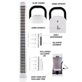 Ledpoint LP-6069 Akülü 69 LED Şarjlı Işıldak thumbnail 4