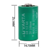 Varta CR1/2AA CR14250 LS14250 3V Lityum CNC Pili thumbnail 2