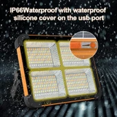 Powerdex PD-6060 LED Güneş Enerjili Şarj Edilebilir Çalışma Lambası 100W thumbnail 3