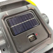 Powergold PG-300 Su Geçirmez USB ve Solar Şarjlı Çadır Kamp Feneri thumbnail 3