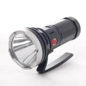 Powerdex PD-9900 Su Geçirmez 25 Watt 3200 Lümen Süper Güçlü LED Profesyonel Şarjlı El Feneri thumbnail 5