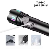 Wison WS-9944 20W Zoomlu Fosforlu Metal Şarjlı El Feneri thumbnail 2