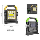 Powergold PG-300 Su Geçirmez USB ve Solar Şarjlı Çadır Kamp Feneri thumbnail 1