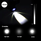 F.B.I F-323 Q5 LED Lityum Polimer Su Geçirmez Şarjlı Kafa Feneri thumbnail 4