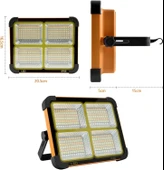 Powerdex PD-6060 LED Güneş Enerjili Şarj Edilebilir Çalışma Lambası 100W thumbnail 2