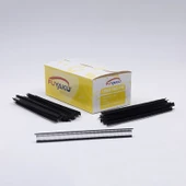 Fuyaku 9 MM I-End Mikro İnce (Fine) Kılçık Etiketleme Plastiği Siyah (10.000 Adet) - 3