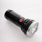 Powerdex PD-9900 Su Geçirmez 25 Watt 3200 Lümen Süper Güçlü LED Profesyonel Şarjlı El Feneri thumbnail 2