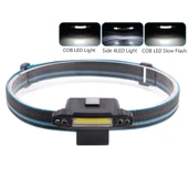 Watton WT-606 COB LED + 4LED 100 Lümen USB Şarjlı Şapka Feneri - 1