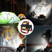 Bright YD-858A  COB LED Projektör Pilli El Feneri thumbnail 4