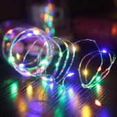 Greyder GD968 Şerit Pilli Aydınlatma 10 metre 100 Adet RGB Peri Led - 5