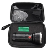 Powerdex PD-9900 Su Geçirmez 25 Watt 3200 Lümen Süper Güçlü LED Profesyonel Şarjlı El Feneri thumbnail 3