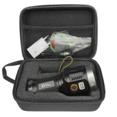 Powerdex PD-12000 Su Geçirmez 40 Watt 4000 Lümen Süper Güçlü LED Profesyonel Şarjlı El Feneri thumbnail 3