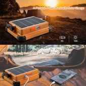 Powerdex PD-6060 LED Güneş Enerjili Şarj Edilebilir Çalışma Lambası 100W thumbnail 6