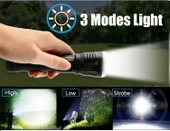 Gold Orion OR-2304-TG Zoomlu Alüminyum Alaşımlı Mıknatıslı Güçlü USB Şarjlı El Feneri thumbnail 6