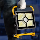 Powerdex PD-7070PRO 400 LED Profesyonel Çakar Işıklı Güneş Enerjili Projektör thumbnail 4