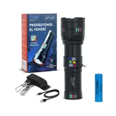 Watton WT-631 Lazer Etkili Profesyonel El Feneri 30000 Lümen thumbnail 5