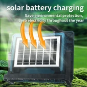 Wison WS-5580 Solar Enerjili 200 Watt Işık Ayarlı Acil Durum Aydınlatması Çalışma Feneri thumbnail 4