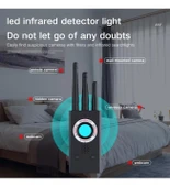 Valkyrie T16 RF Casus Kamera & GPS Tracker Dedektör – Dinleme ve Gizli Cihaz Tarayıcı thumbnail 4