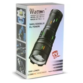Watton WT-731 Cree TG LED 5000 Lümen Şarj Göstergeli El Feneri thumbnail 6