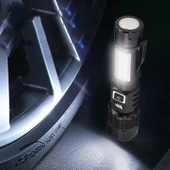 Wison WS-4848 1500 Lümen 15 Watt Dijital Göstergeli Mıknatıslı Şarjlı El Feneri thumbnail 6