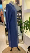 İNVEE MODAL ELBİSE KEMERLİ SAKS 6958 - 2