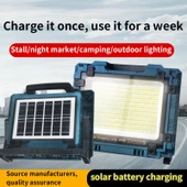 Wison WS-5580 Solar Enerjili 200 Watt Işık Ayarlı Acil Durum Aydınlatması Çalışma Feneri thumbnail 5