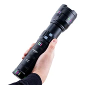 Wison WS-1150 Uzun Menzilli 60 Watt 5500 Lümen Profesyonel Güçlü El Feneri thumbnail 2