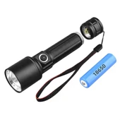 Wison WS-4212 XHP70 LED 1400 Lümen Şarjlı El Feneri thumbnail 5