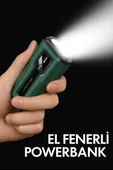 10000 mAh Powerbank El Fenerli Taşınabilir Hızlı Şarj Cihazı PD 22.5W QC3.0 Destekli - 5