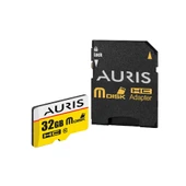 Auris TF01 Micro SD 32GB 4K Ultra HD Adaptörlü Hafıza Kartı thumbnail 1