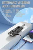 10000 mAh Powerbank El Fenerli Taşınabilir Hızlı Şarj Cihazı PD 22.5W QC3.0 Destekli - 4