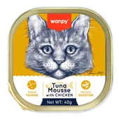Wanpy Ton Balıklı Ve Tavuklu Alutray Kedi Yaş Maması 40 Gr - 1