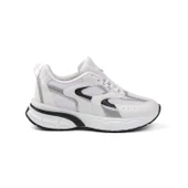 Kadın Beyaz Siyah Sneaker Günlük Ortopedik Spor Ayakkabı thumbnail 3