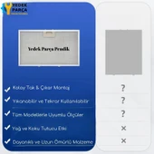 Universal Davlumbaz 20,2X49,1 CM Arka Ara 12,5CM Aspiratör Filtre - 5