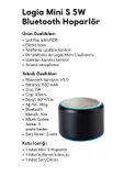 Redmi K80 Uyumlu Bluetooth Hoparlör Ekstra Bass, LED Işıklı, Taşınabilir Mini Hoparlör - 5