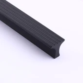 Foça Siyah Metal 512 mm Uzun Çekmece Dolap Kulpları Mutfak Dolabı Kapak Kulbu Mobilya Kolu thumbnail 5