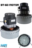 Bekatech BT-60 Süpürge Motoru Çift Fanlı Alüminyum Sargı - 1