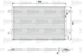 KLIMA RADYATORU A6 3,0TDI QUATTRO 05>11 - VALEO 814004 - 1