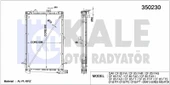 MOTOR SU RADYATORU DAF CF 85 FA / CF 85 FAR / CF 85 FAG / CF 85 FAT / CF 85 FAC / CF 85 FAX / CF 85 - KALE 350230 - 1