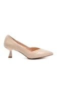 Ayakmod Bej Kısa İnce Topuklu Abiye Ayakkabı 357188 Z - 2
