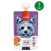 Wanpy Taze Ördekli&Havuçlu  Köpek Et Ezmesi 90 gr X 7 Adet - 1