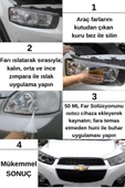 Buharlı Araba Far Temizleme ve Parlatma Seti Yeni Nesil Premium 9 Parça Set - 4