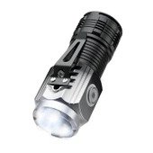 House Pratik HP81 Şarjlı 3 Modlu 400 mAh 150 Lümen El Feneri Siyah - 1