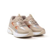 Kadın Bej Sneaker Günlük Ortopedik Spor Ayakkabı thumbnail 6